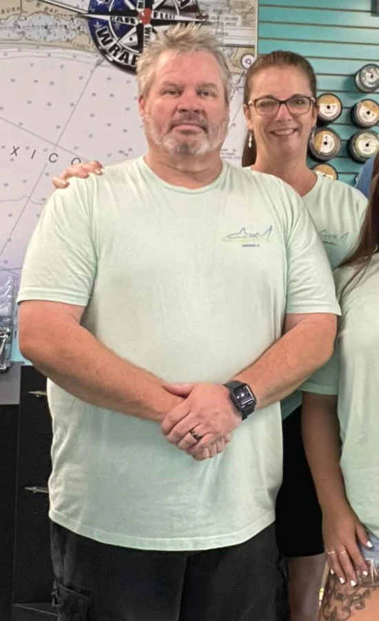 Rick, cropped from the far left of Reel Quality SRQ’s original About-page group photograph.